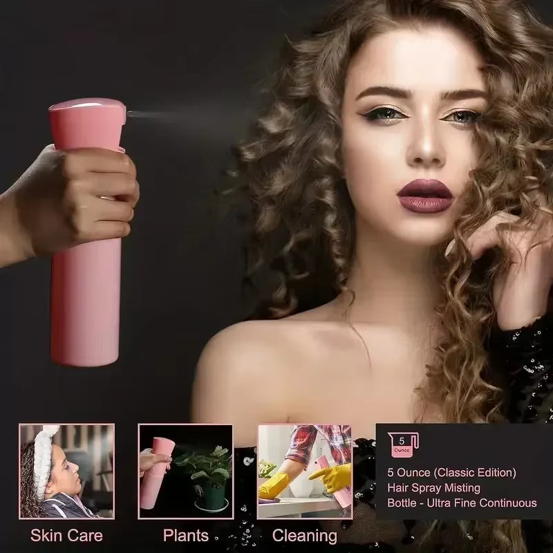 Ensemble de coiffure démêlant 5 pièces : vaporisateur, peigne à cheveux 3 en 1, peigne à queue de rat incurvé, brosse de contrôle des bords, outil de coiffure pour salon